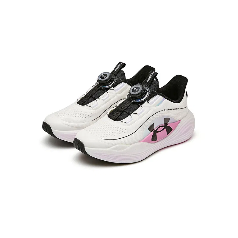 Детские кроссовки Urban Outdoors Kids' Running Shoes Under Armour, White/Pink — фото 3