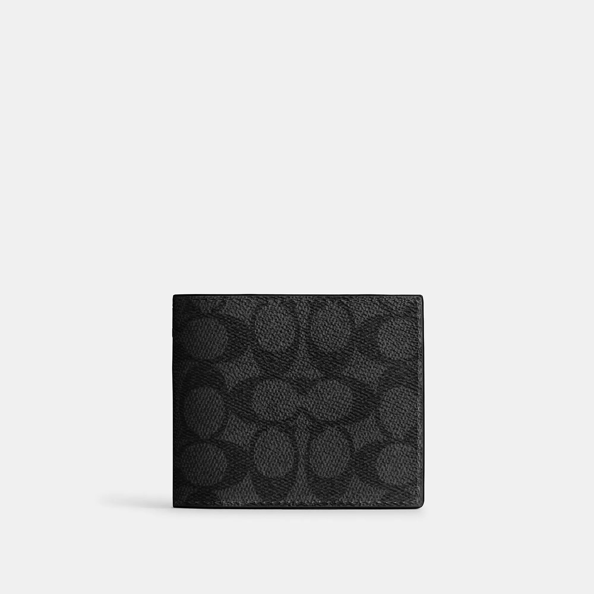 

Coach Outlet Id бумажник-купюрница в фирменной канве, бронзовый/угольный/черный