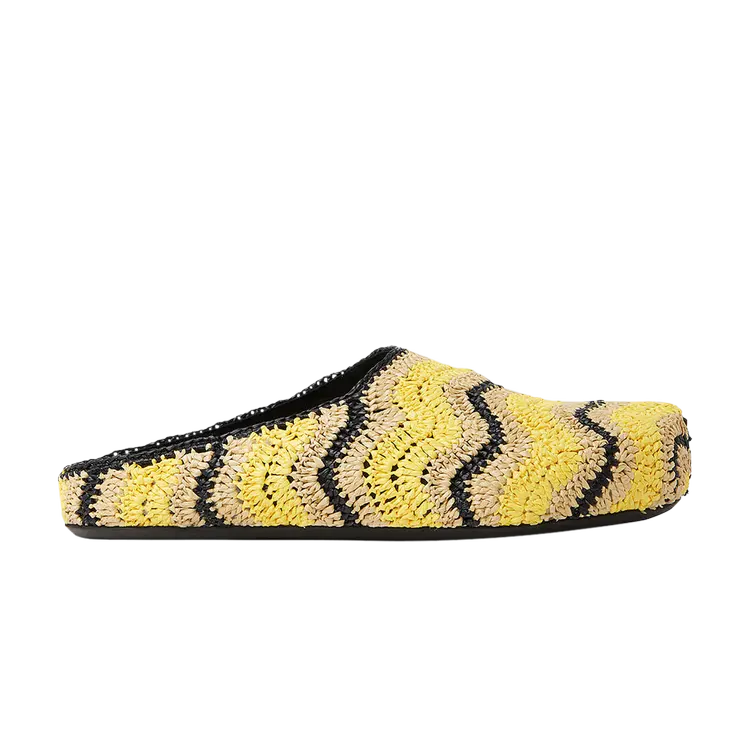 

Кроссовки Marni No Vacancy x Marni Fussbett Sabot Raffia Mules, желтый, Серый, Кроссовки Marni No Vacancy x Marni Fussbett Sabot Raffia Mules, желтый