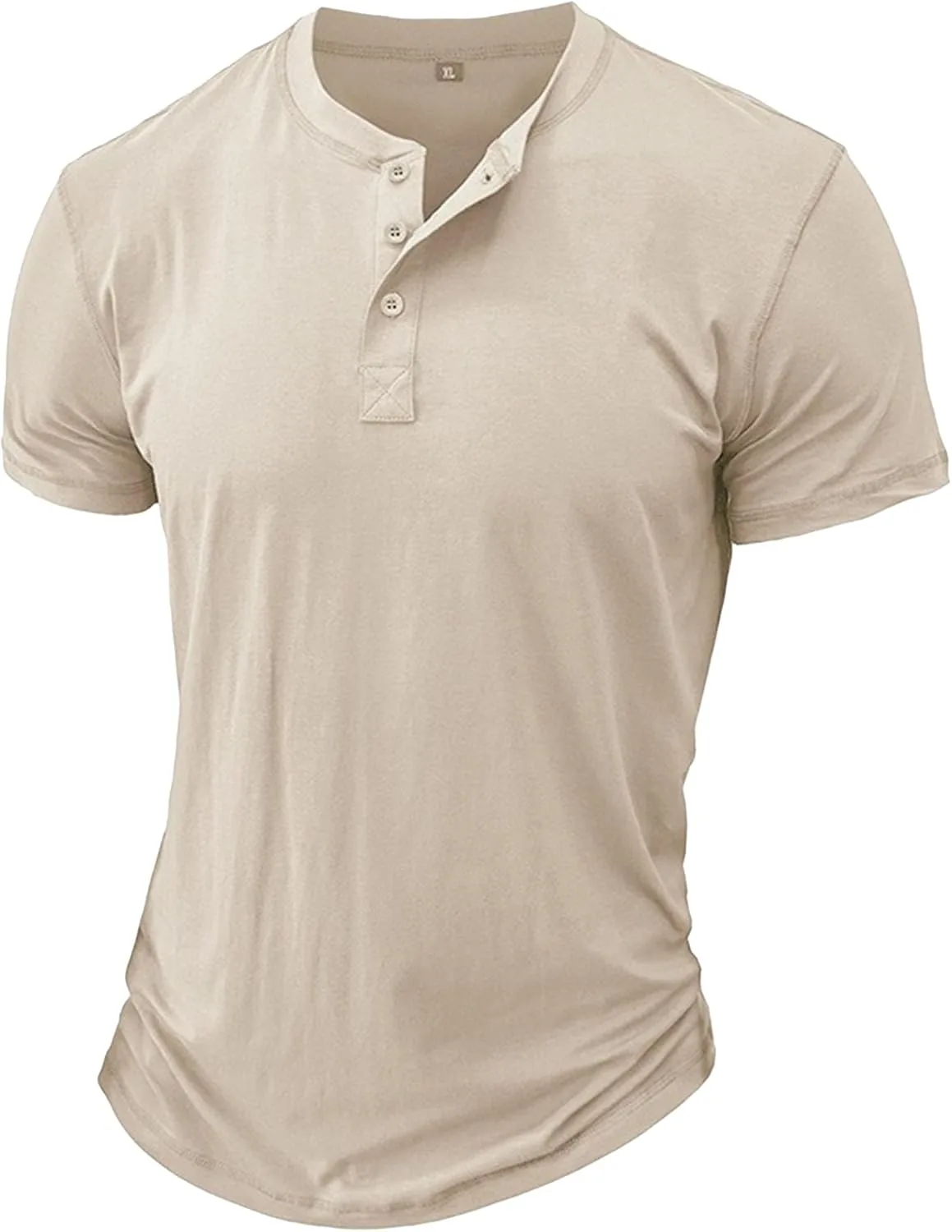 

Мужская хлопковая футболка-поло с коротким рукавом и V-образным вырезом Maiyifu-GJ