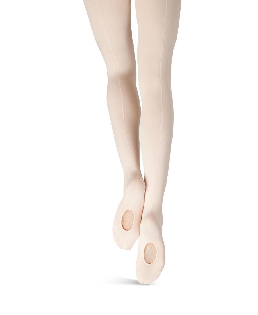 

Девичьи сетчатые обтягивающие леггинсы с имитацией шва Capezio, Ballet pink