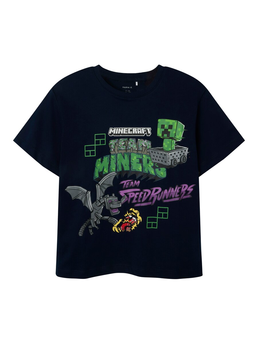 

Рубашка NAME IT NKMJahi Minecraft, морской синий