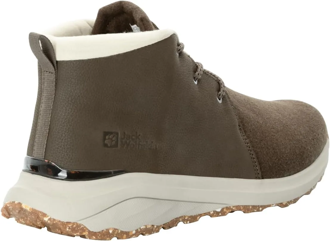 Мужские кроссовки Jack Wolfskin Campfire Chakka Mid M, кофейный — фото 3