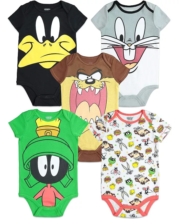 

Looney Tunes Боди для мальчиков 5 штук GEORGIA BOOT, мультиколор