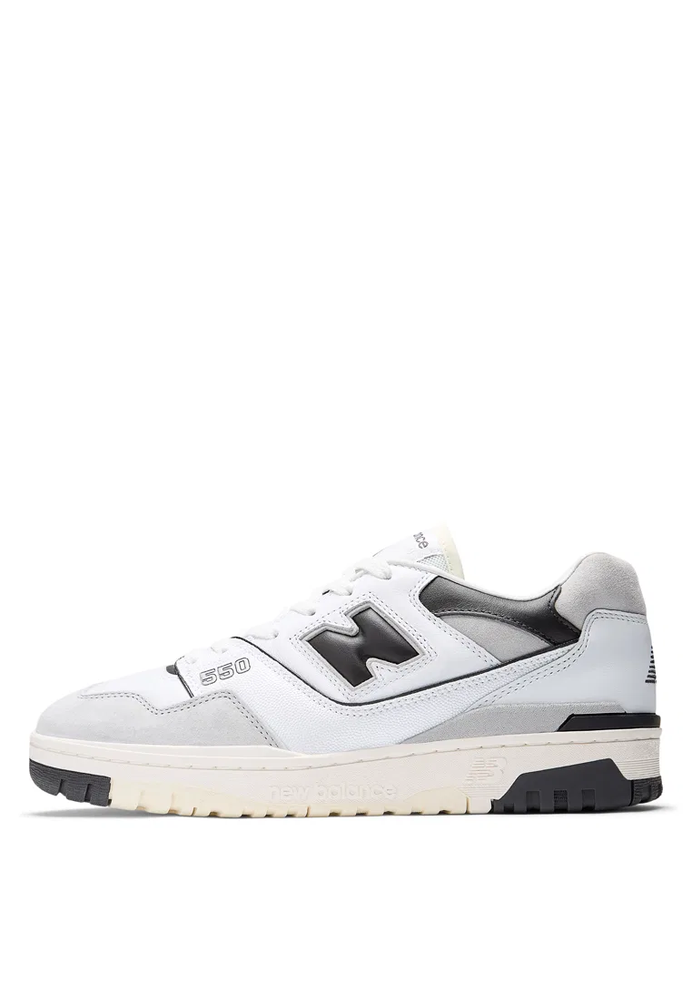 Кроссовки, классические, 550, New Balance, белый
