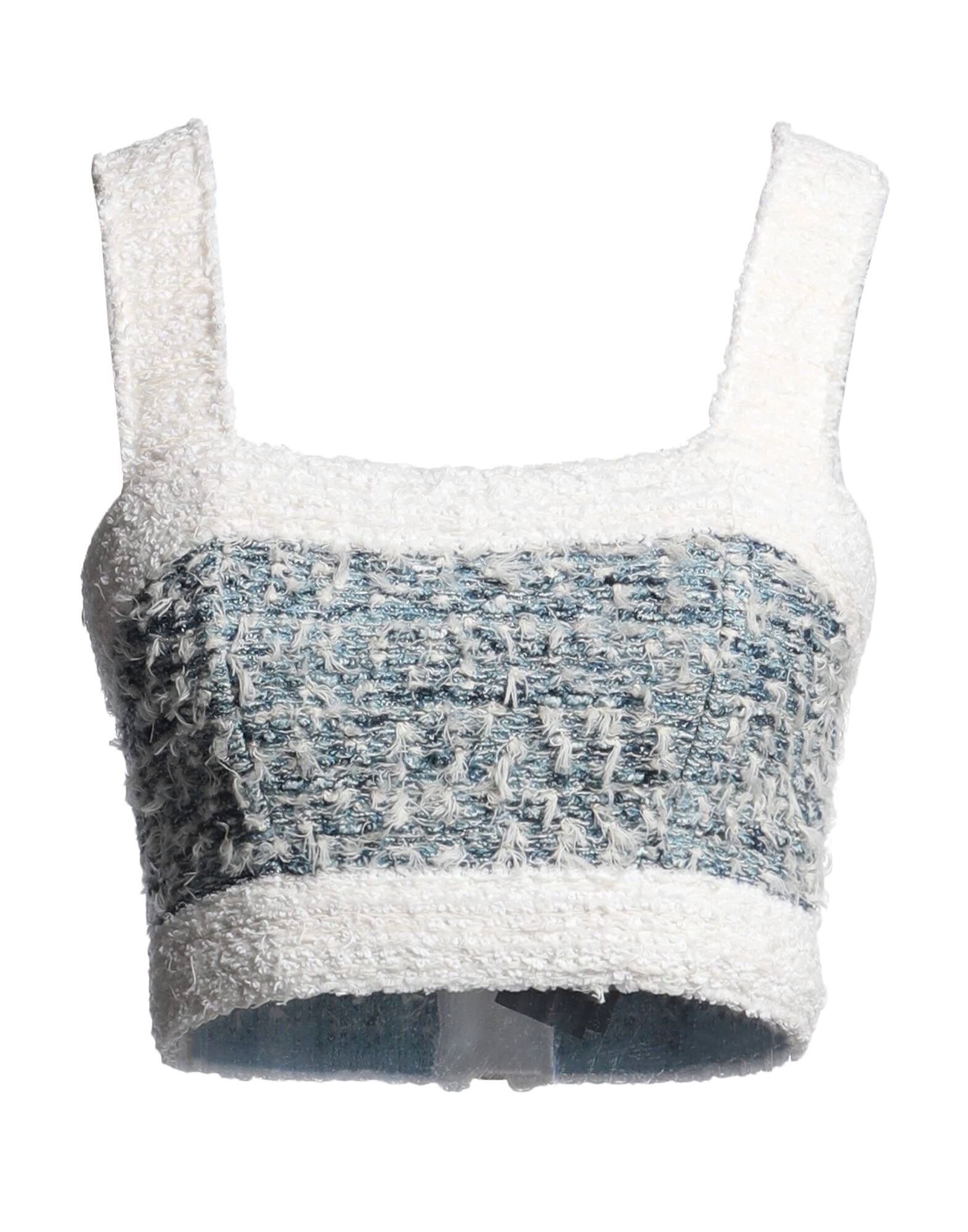 

Топ Balmain, серо-голубой