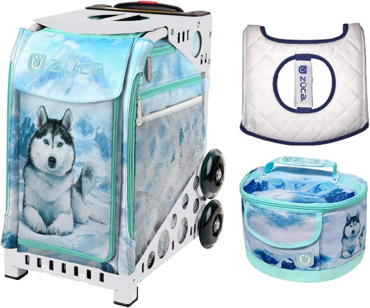 

Спортивная сумка ZUCA - Husky с ланч-боксом Husky и чехлом для сиденья Ice Garden (белая рама)