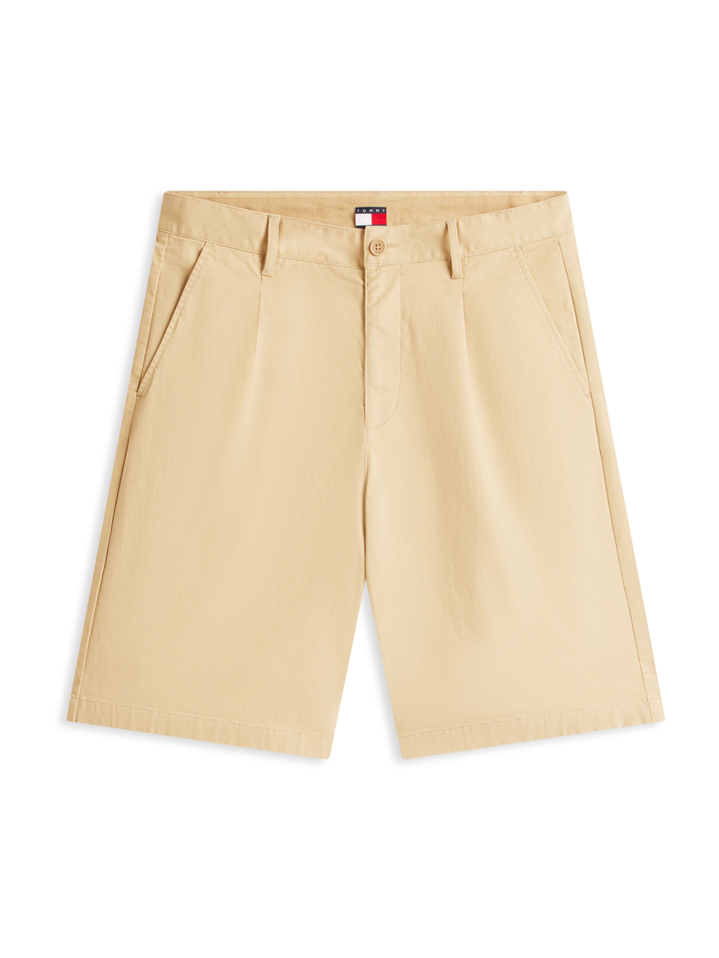

Tommy Jeans Шорты свободного кроя со складками спереди в цвете Sand