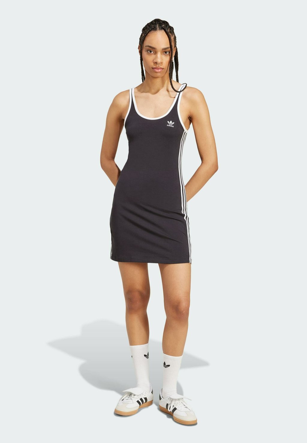 

Платье из джерси Shift dress Adidas Originals, черный