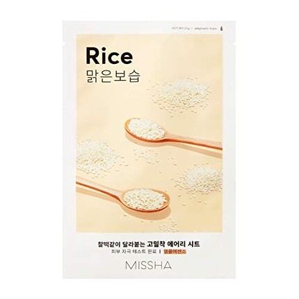 

Тканевая маска Airy Fit с рисом, 20 г, Missha