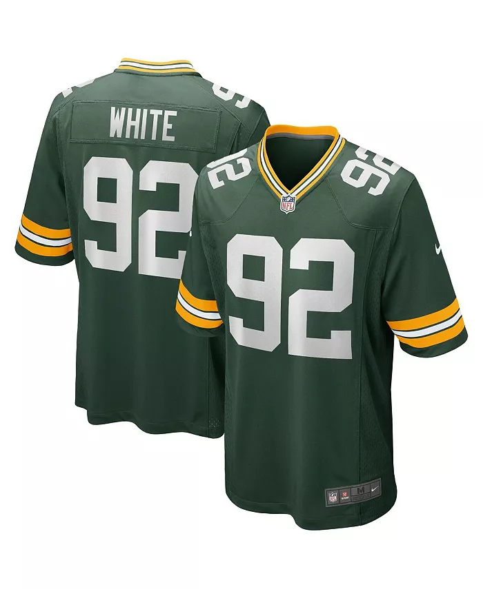 

Мужская игровая футболка Reggie White Green Green Bay Packers (игрок на пенсии) Nike