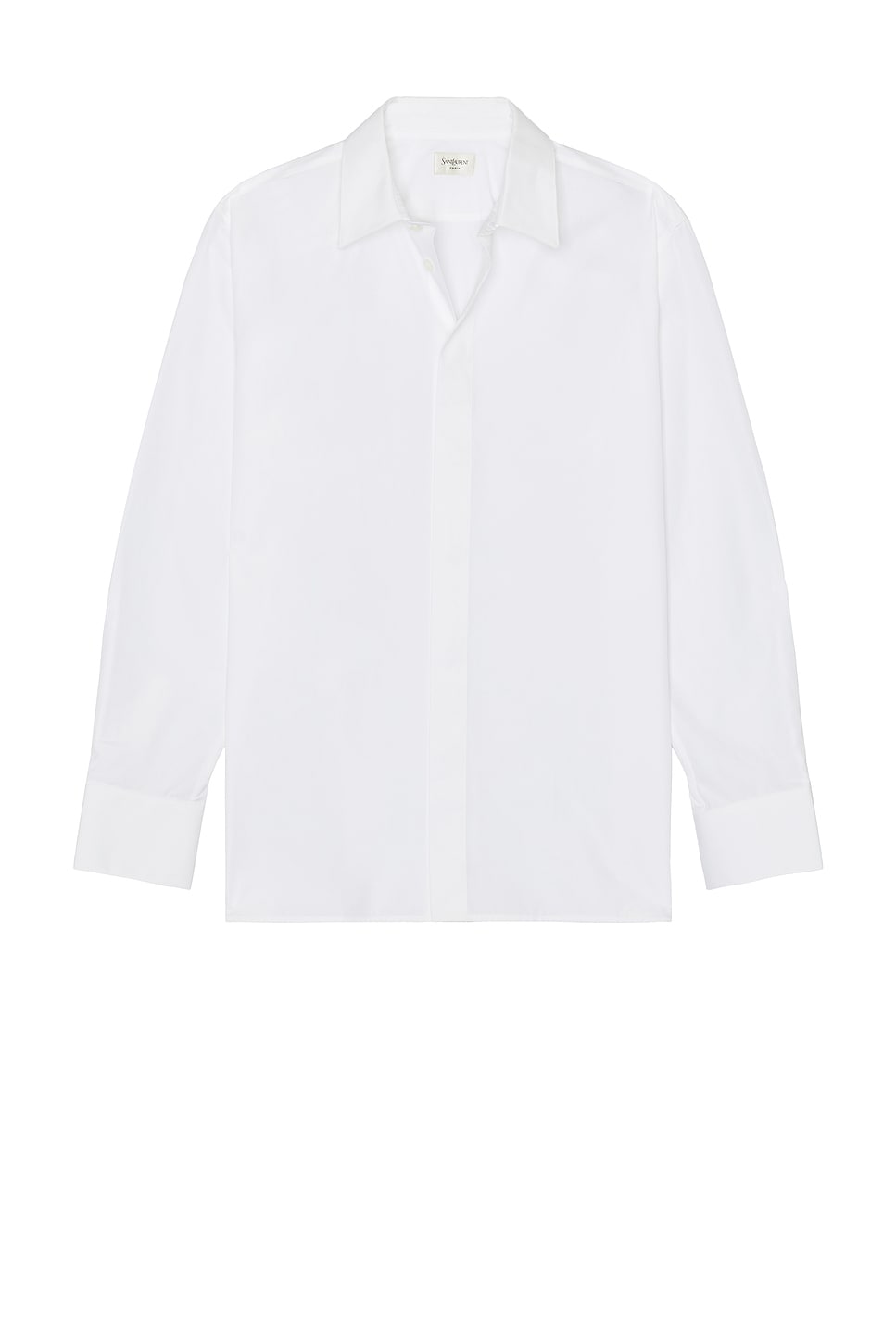

Рубашка из поплина Saint Laurent, белый
