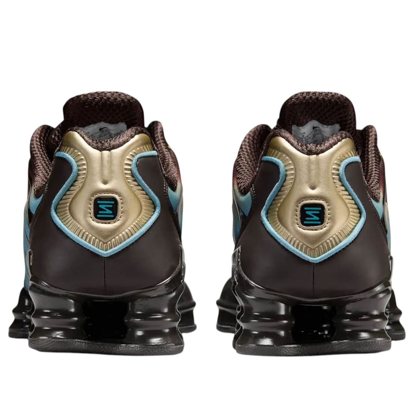 Кроссовки (WMNS) Nike Shox TL 'Velvet Brown Denim Turquoise' — фото 4