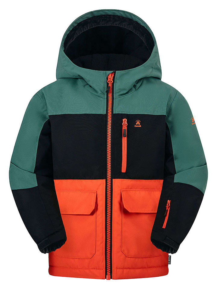

Зимняя куртка Koda зеленого/оранжевого цвета Kamik