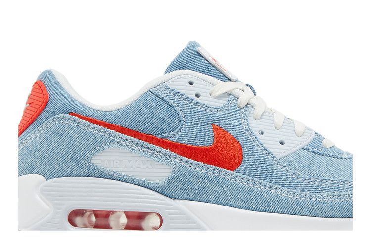 Кроссовки Nike Air Max 90 'Denim', синий — фото 3