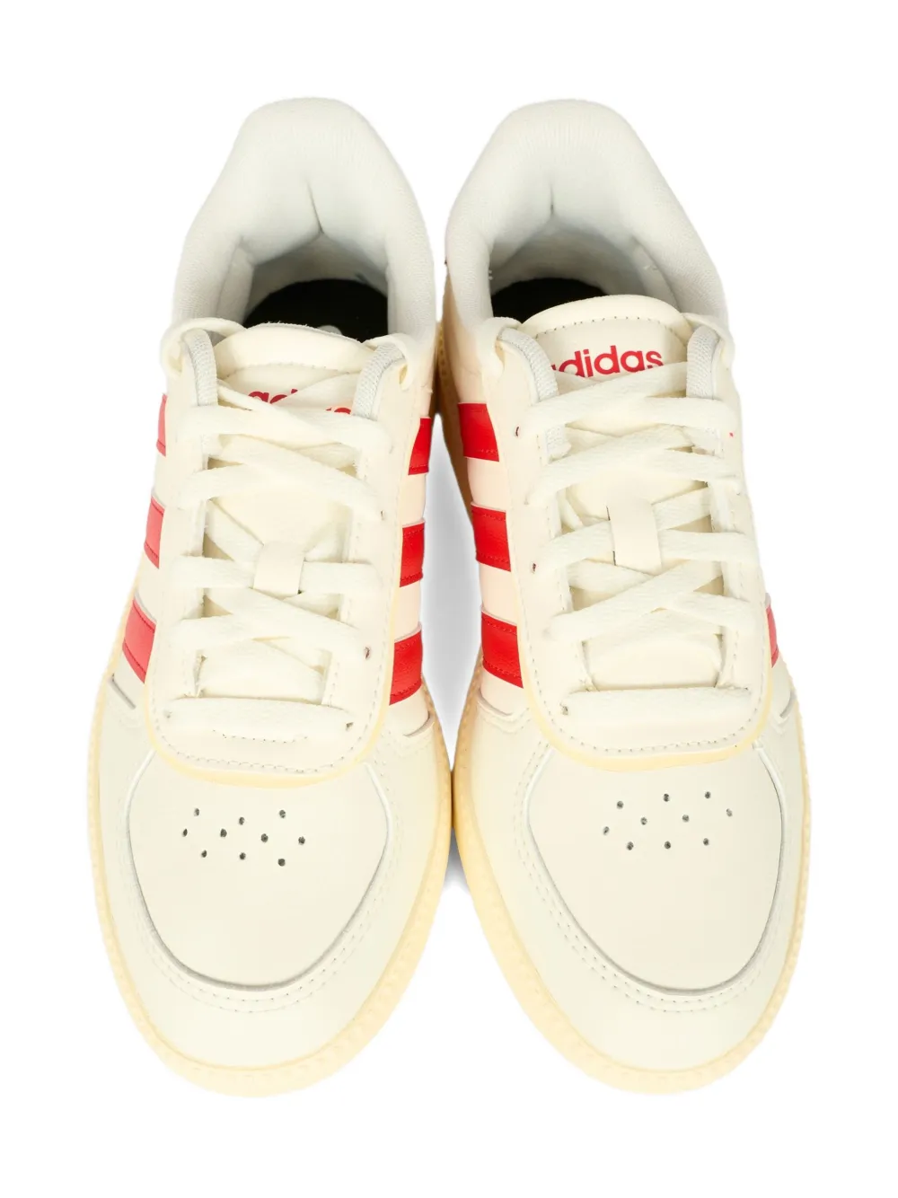 Низкие кеды в полоску Adidas Kids, нейтральный — фото 4