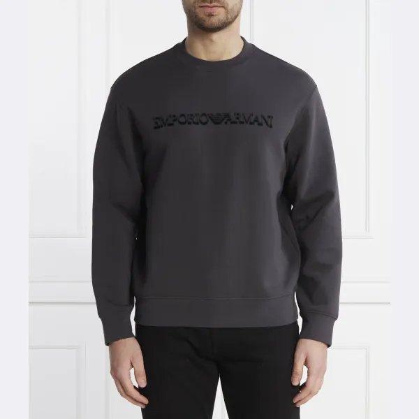 

Толстовка комфортного кроя Emporio Armani, черный