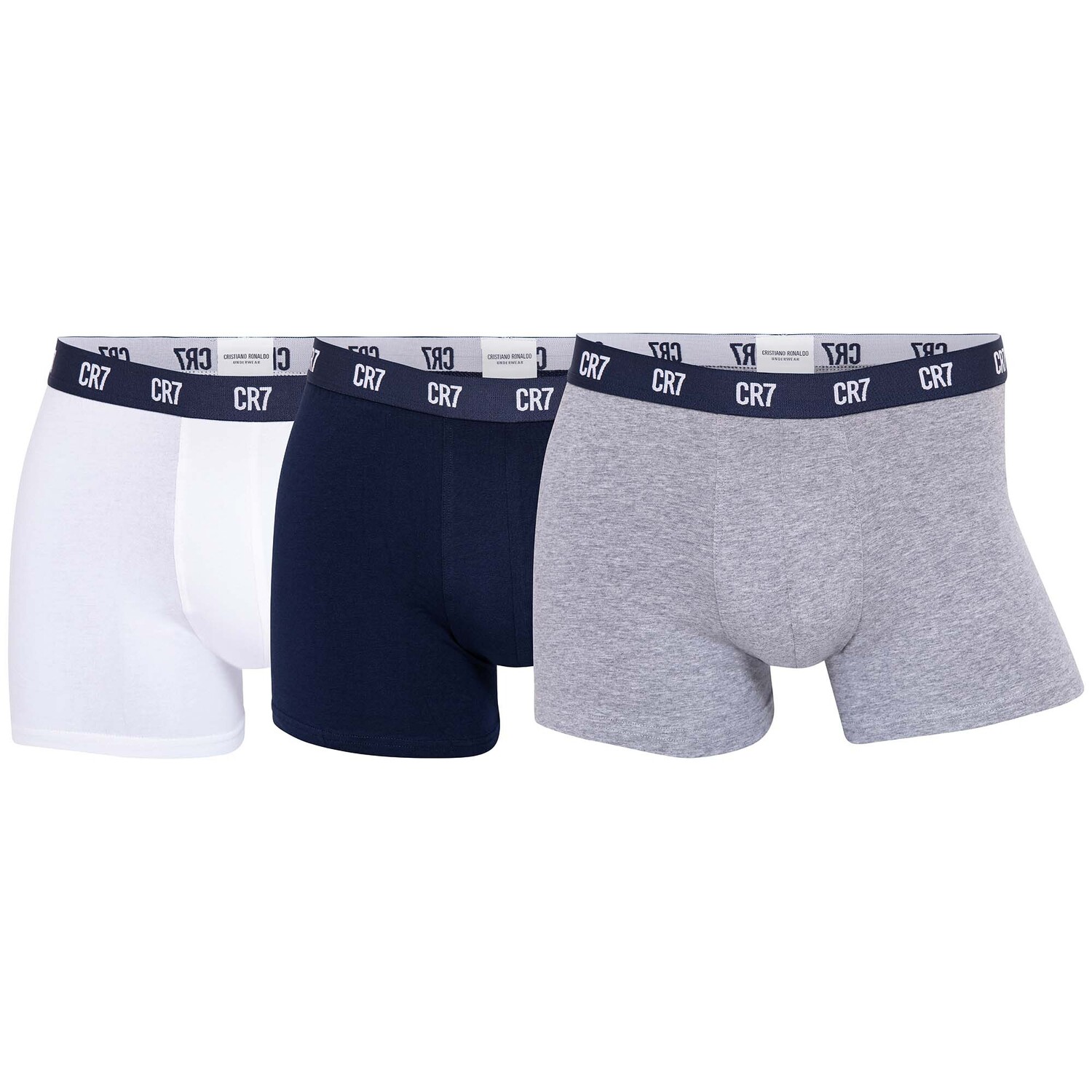 

Боксеры CR7 Boxershort 3 шт, цвет Weiß/Grau/Dunkelblau