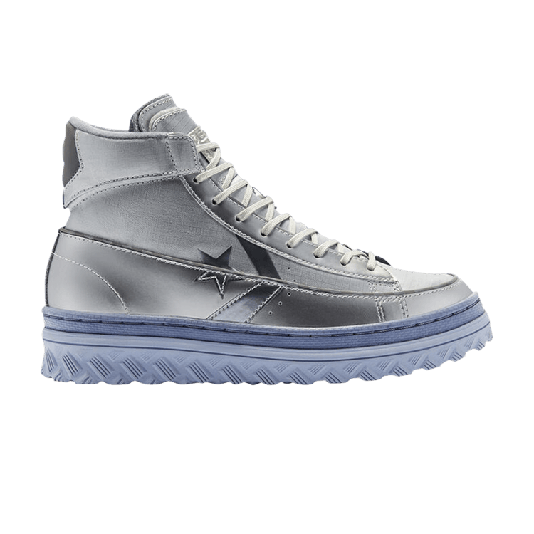 

Кроссовки Converse Pro Leather X2 High 'Metallic Vis - Silver', серебряный
