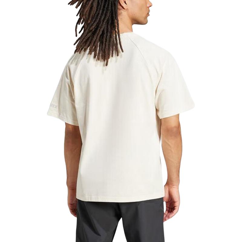 Adidas Футболка Terre SS25 мужская ecru — фото 4