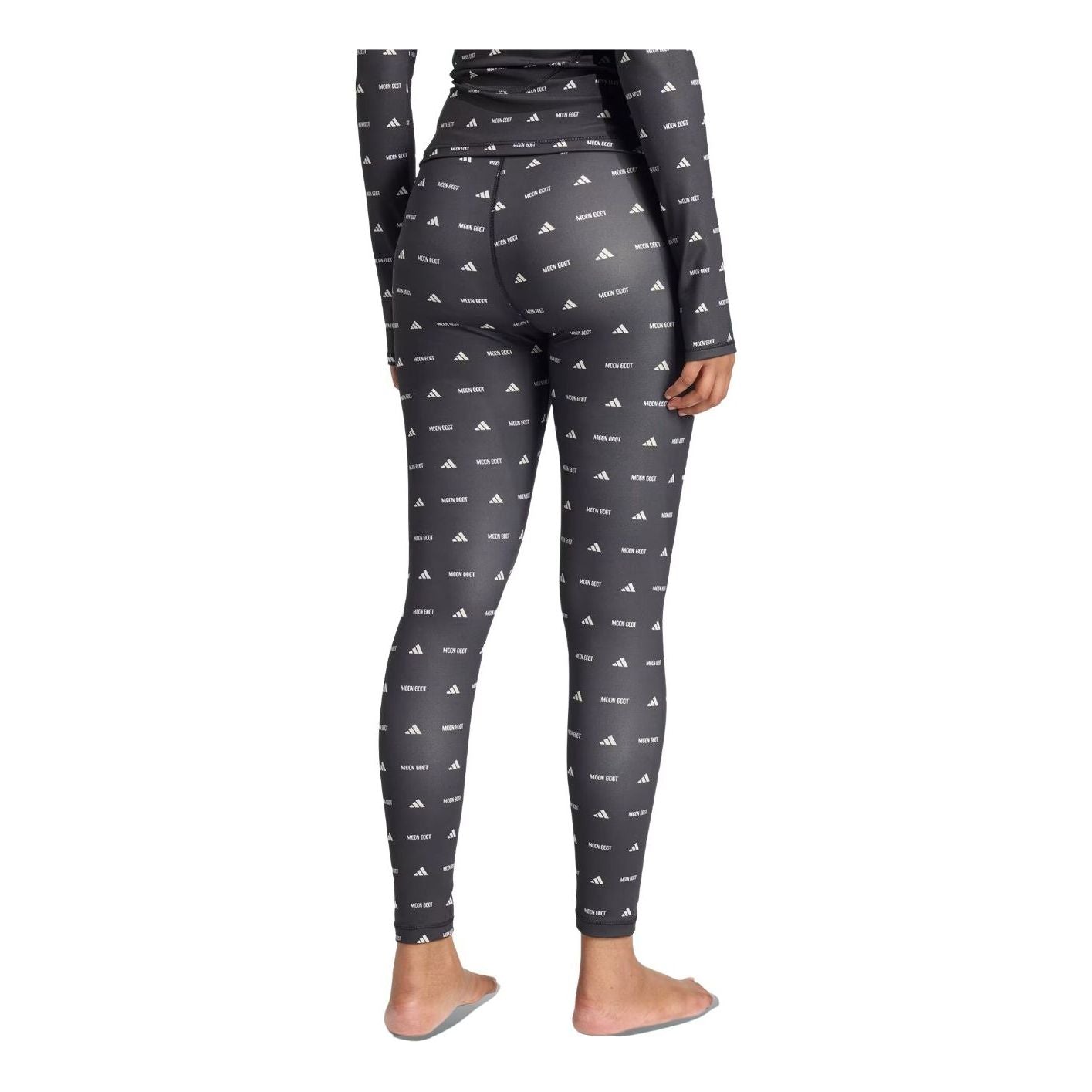 (WMNS) Леггинсы Adidas x Moon Boot Slim Leggings 'Black' — фото 3