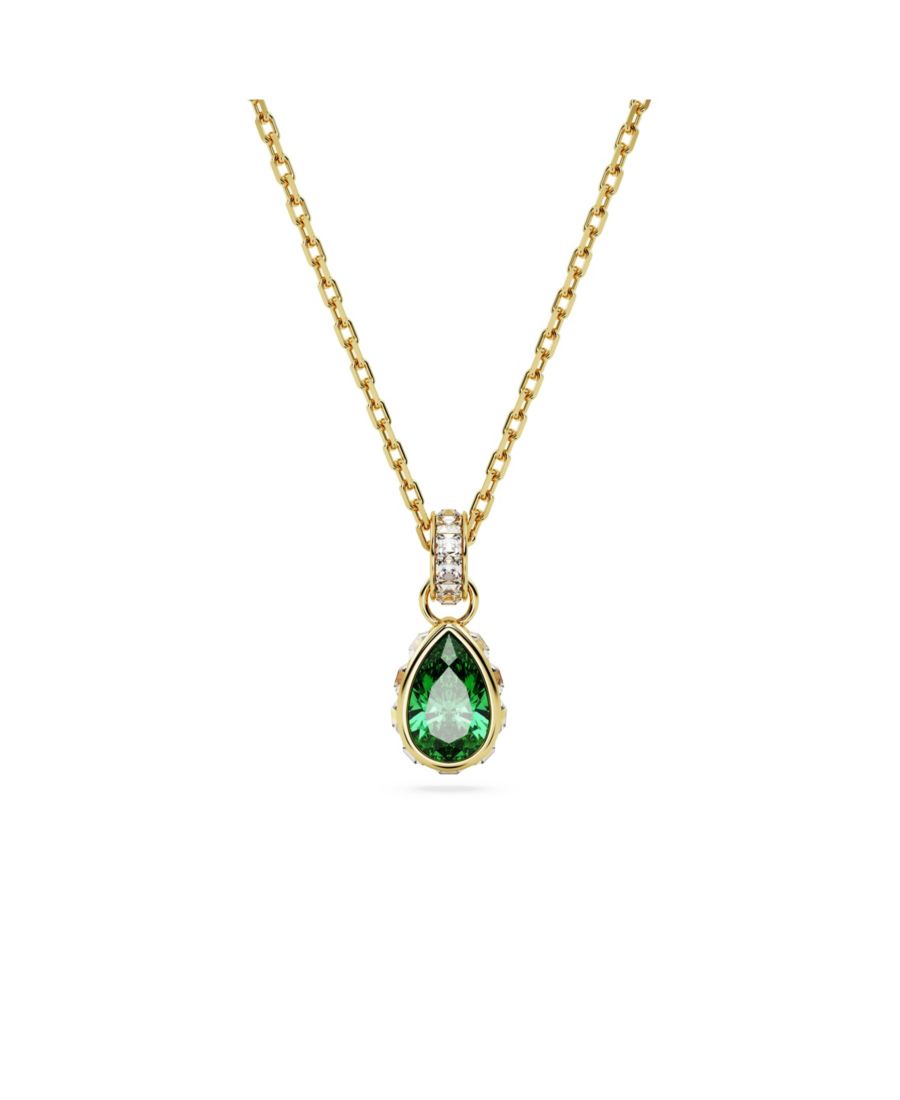 

Подвеска-колье Стилла с кристаллами грушевидной огранки Swarovski, Green