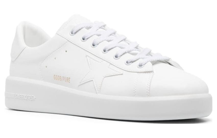 Кроссовки Golden Goose Purestar Faux-leather Sneakers, белый — фото 3