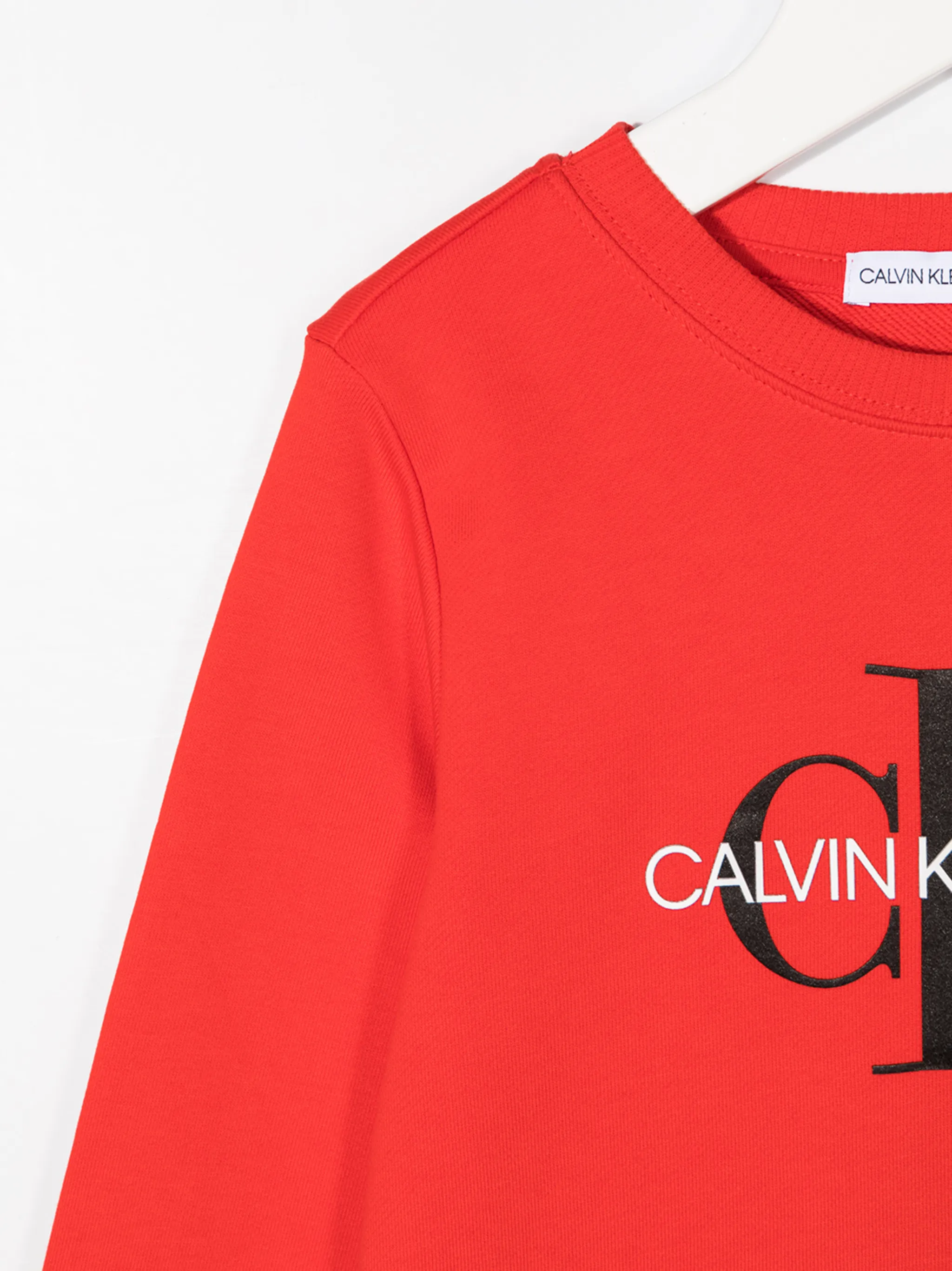 Толстовка с логотипом Calvin Klein Kids, красный — фото 3