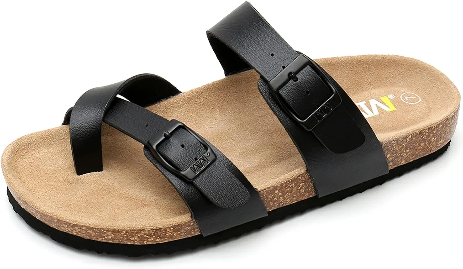 Сандалии, с регулируемым ремешком, WTW, Criss Cross Black