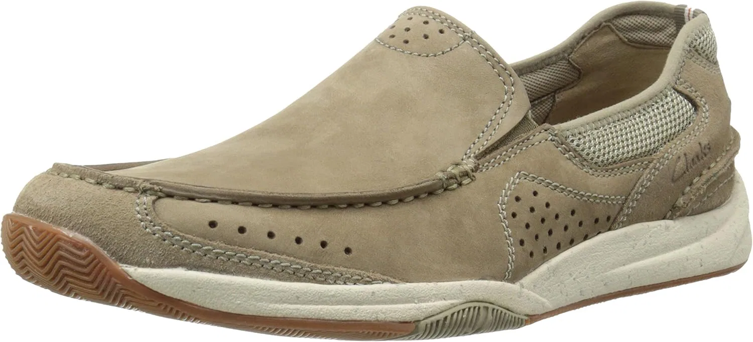 Лоферы мужские Clarks, цвет Taupe