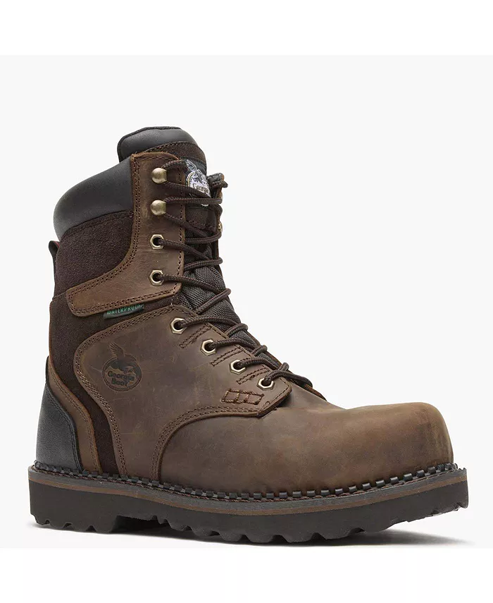 

Мужские рабочие ботинки Brookville Steel Toe Waterproof GEORGIA BOOT, коричневый