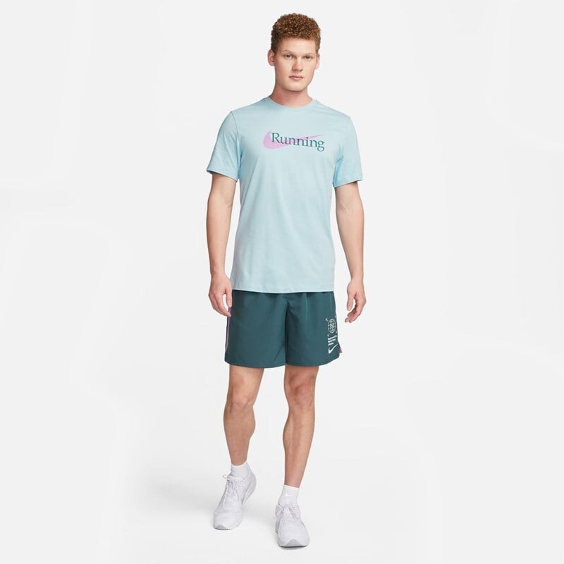 

Мужская футболка для дрифтинга Nike, голубой