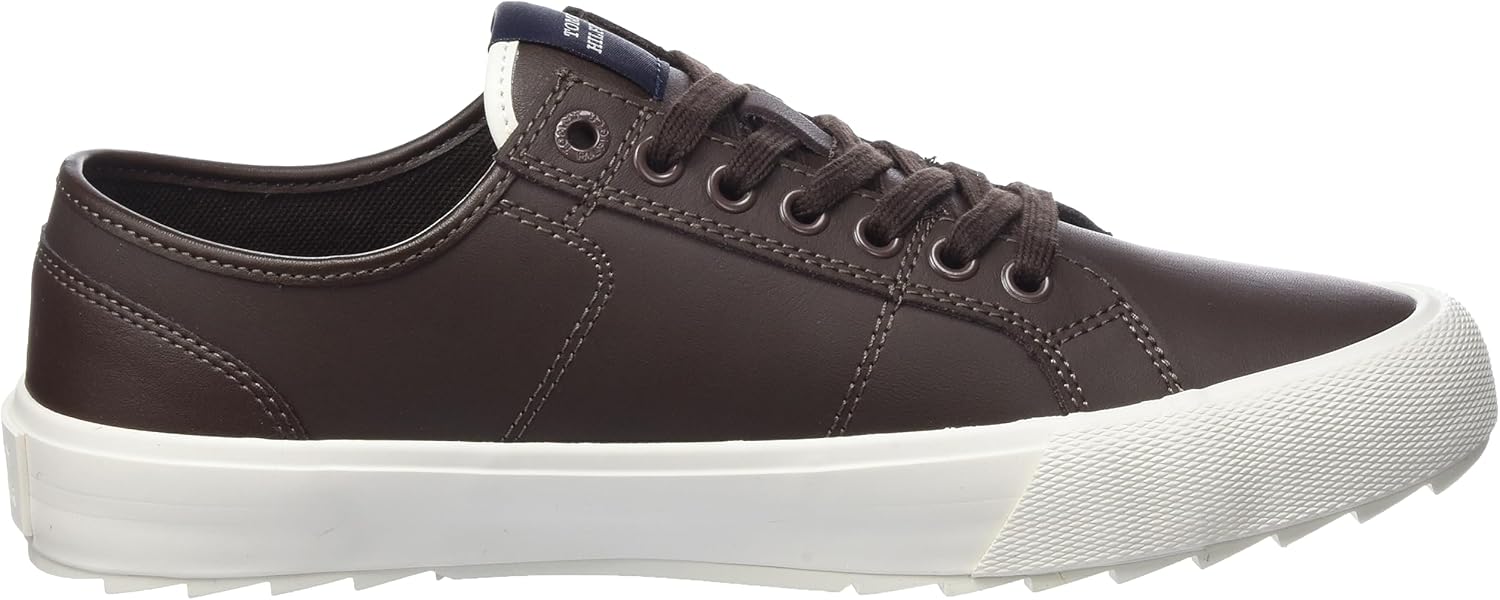 Мужские повседневные вулканизированные кроссовки Tommy Hilfiger, Brown Cocoa — фото 4