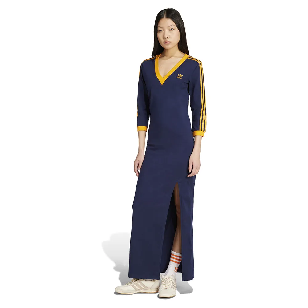 

Платье adidas Originals Adicolor Classics 3 Stripes Maxi, синий