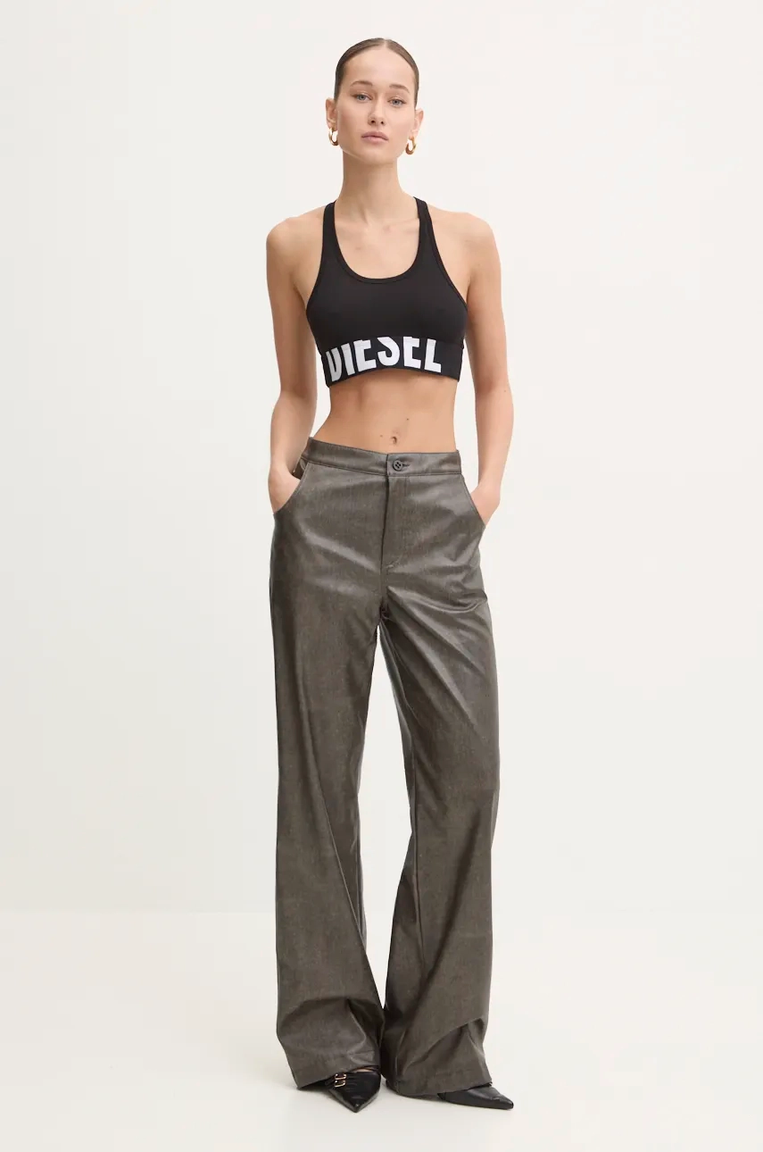 Спортивный бюстгальтер UFSB-COTTON-RACE-BRALETTE Diesel, черный — фото 2
