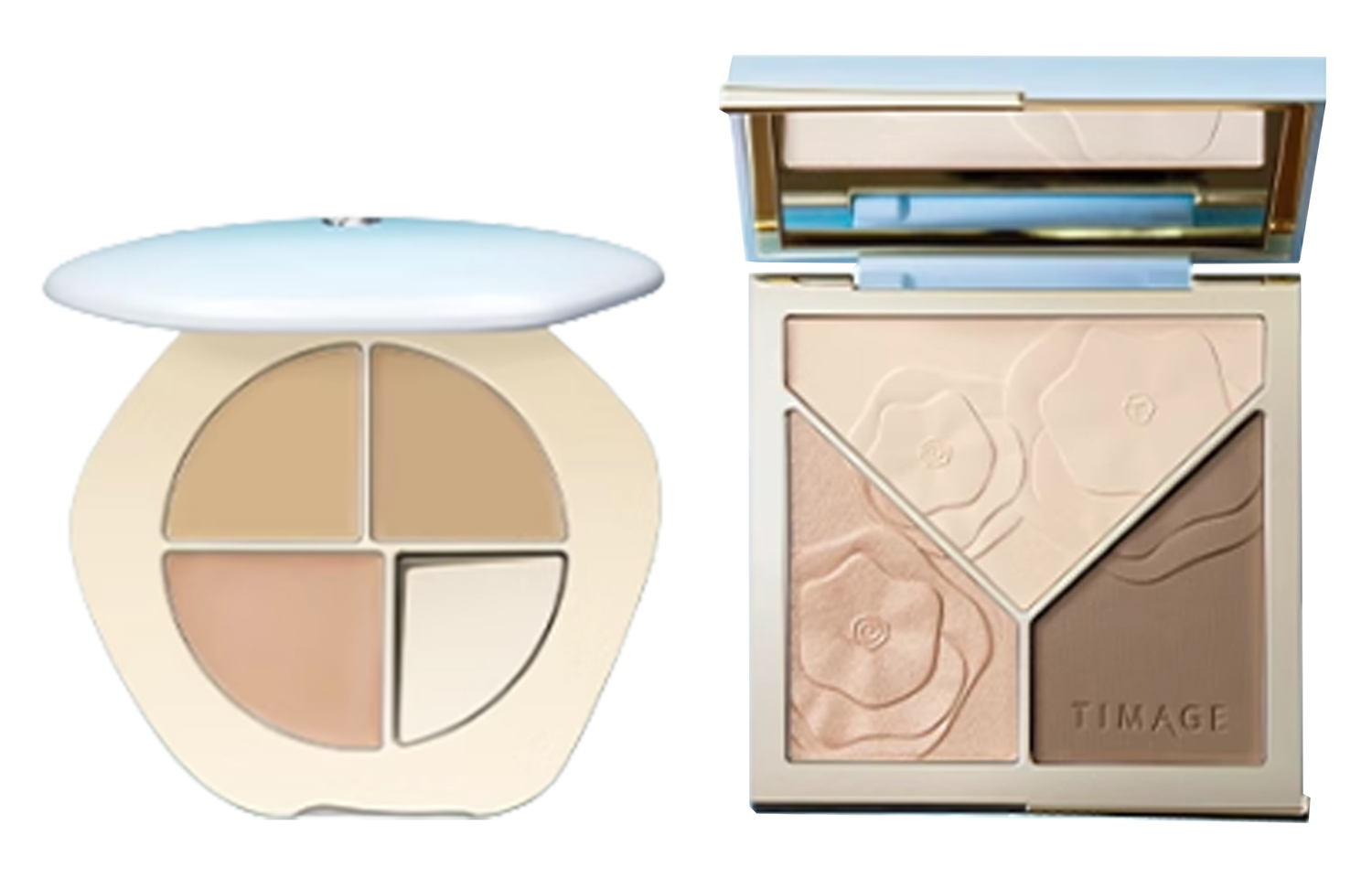 

Палетка хайлайтера и консилера для контуринга набор для макияжа легко растушевывается натуральный 5g+17g TIMAGE