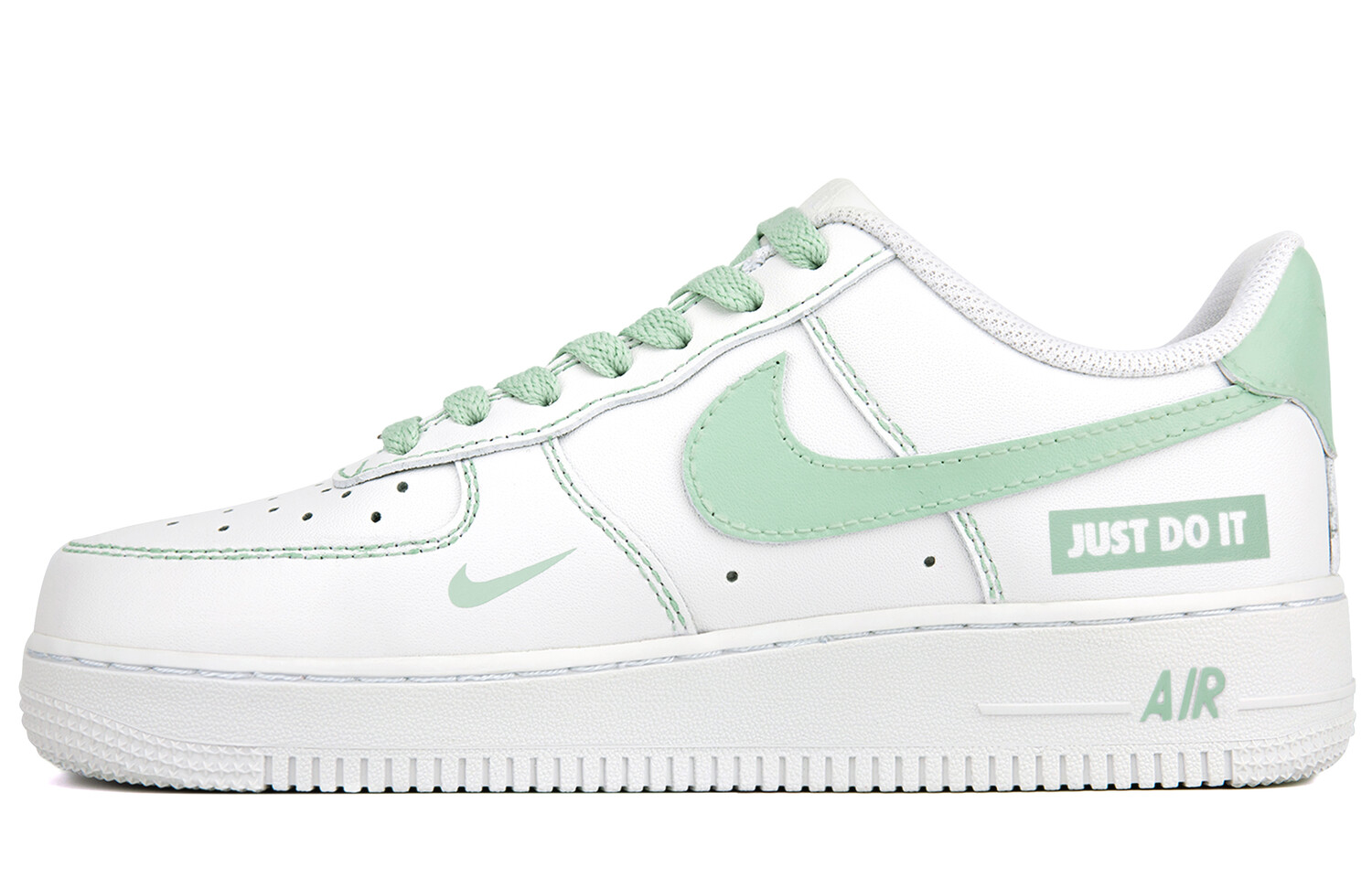 

Кроссовки Air Force 1 для скейтбординга унисекс с низким верхом Nike, белый/зеленый