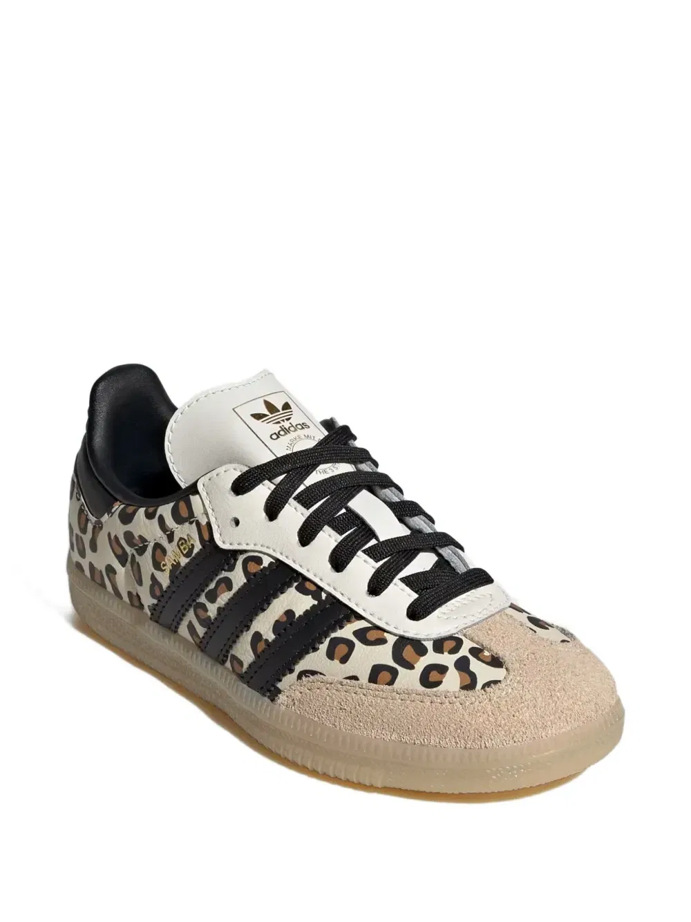Кроссовки Samba OG с леопардовым принтом adidas, бежевый — фото 2