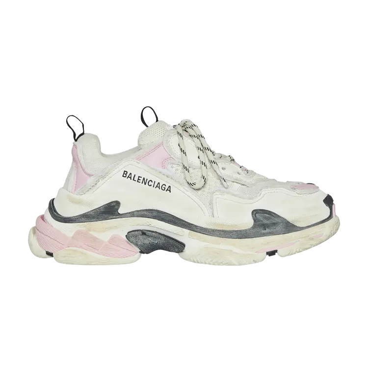 Кроссовки Balenciaga Balenciaga Wmns Triple S Sneaker 'DIY - White Pink', белый