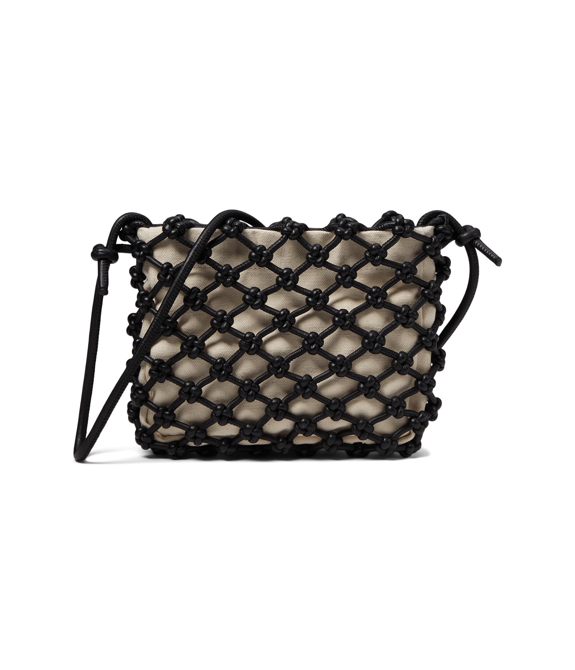 

Сумка кросс-боди Madewell Leather Knot Crossbody, цвет True Black Multi