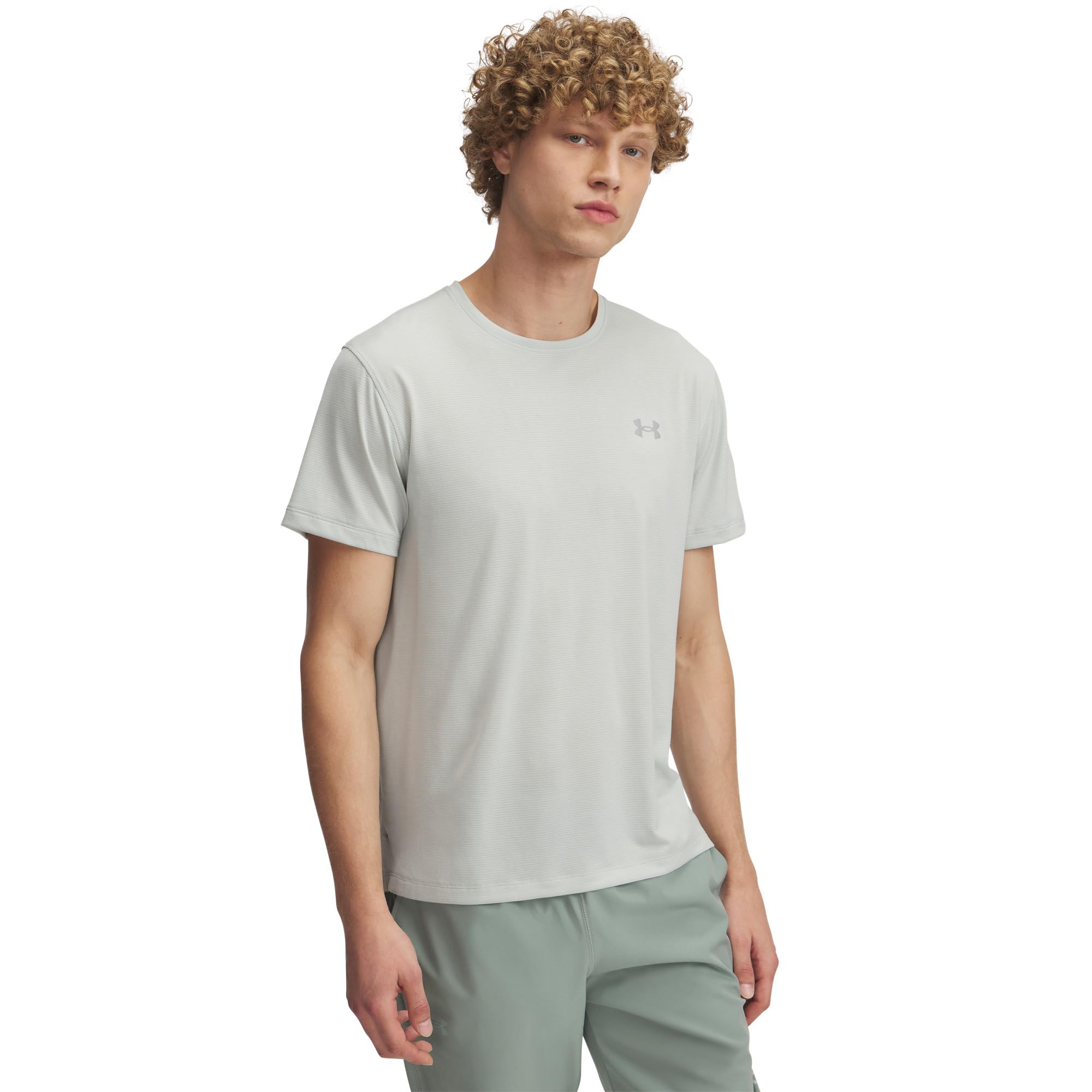 

Футболка Under Armour Streaker T-Shirt, Hydro Green/Reflective