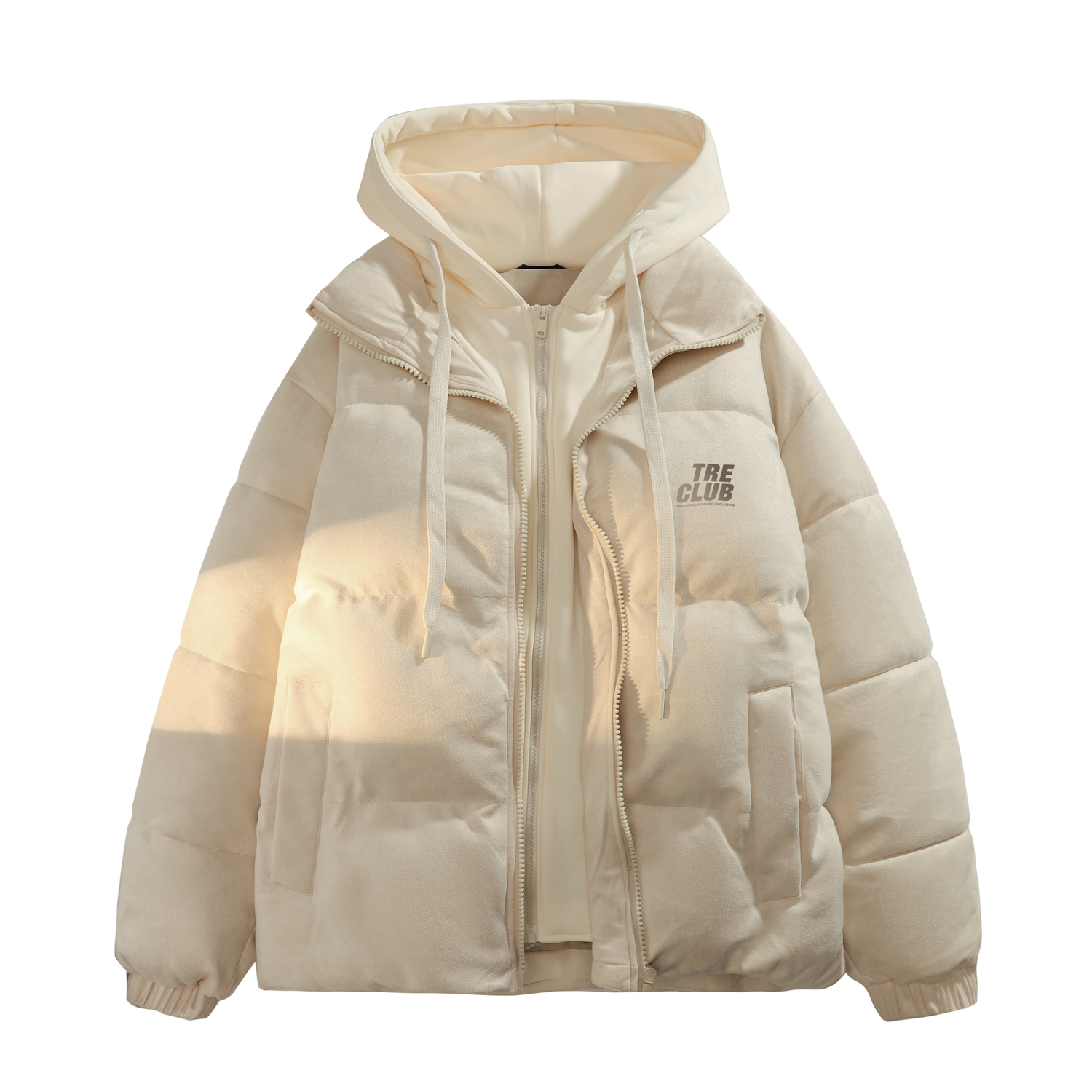 

Пуховик Unisex Tre Club, черный (пэчворк)