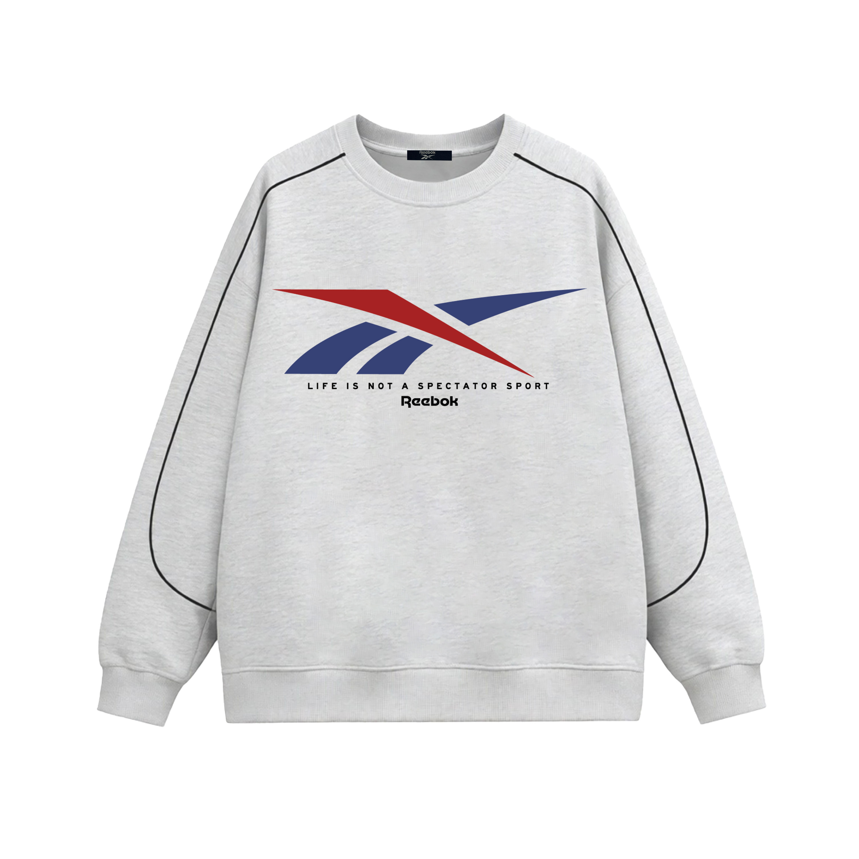 

Свитшот Unisex Crew Neck Moderate Heavyweight Reebok, greige