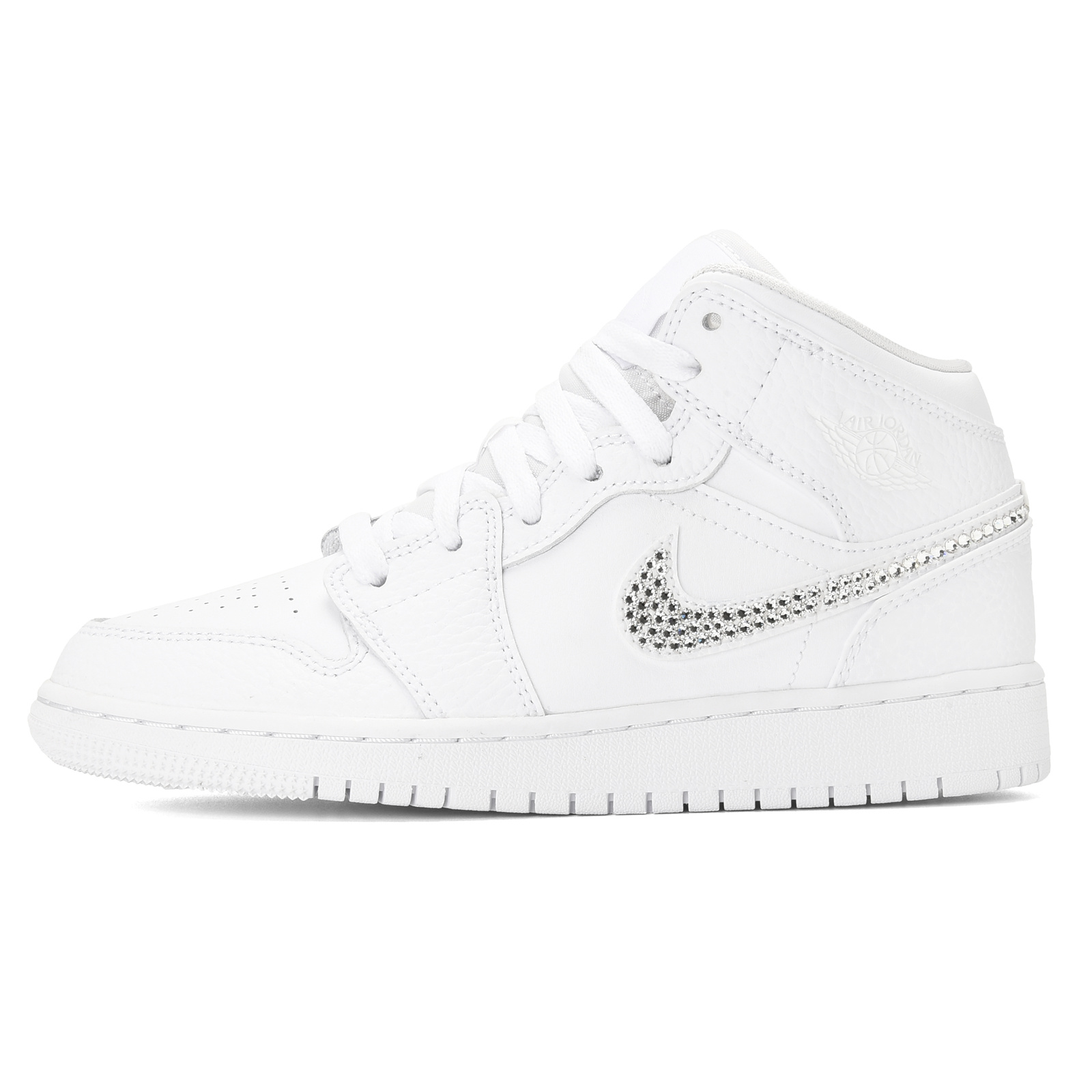 

Кроссовки Air Jordan 1 Vintage Basketball Shoes Women's Mid-top White, белый