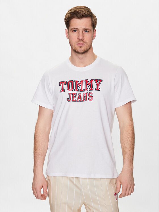 

Футболка стандартного кроя Tommy Jeans, белый