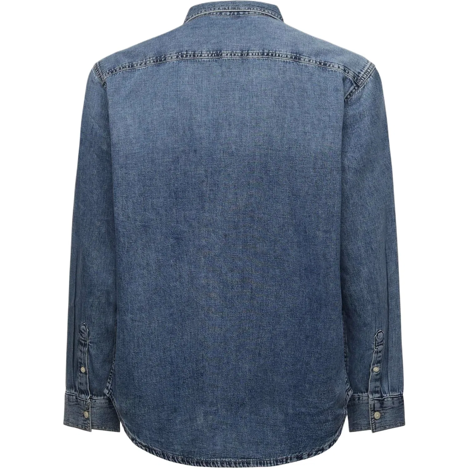 Рубашка мужская синяя Moderate Calvin Klein, Blue — фото 3