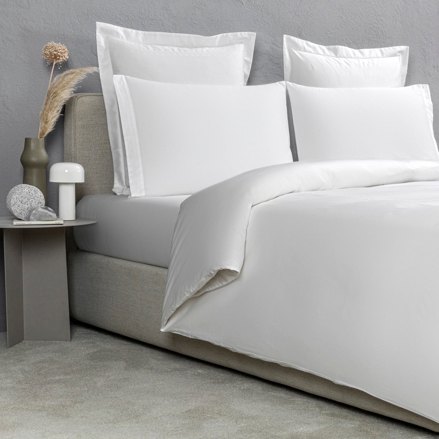 

Пододеяльник Frette Taormina с вышивкой, цвет White