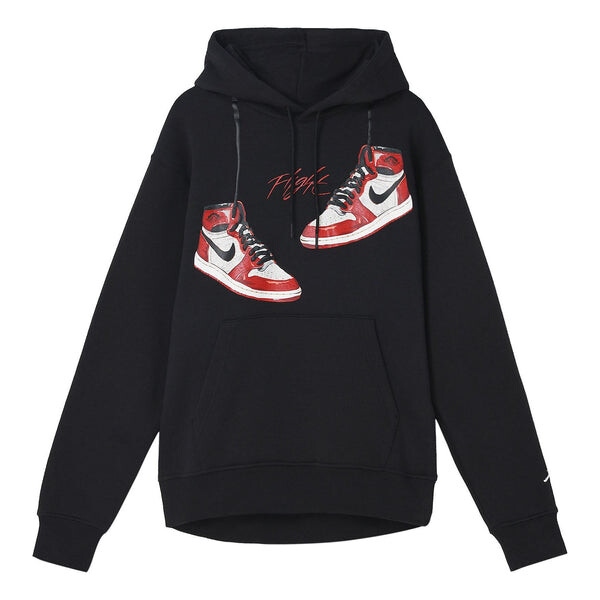 

Толстовка Air Jordan Hoodie 'Jordan 1 Chicago Black', черный