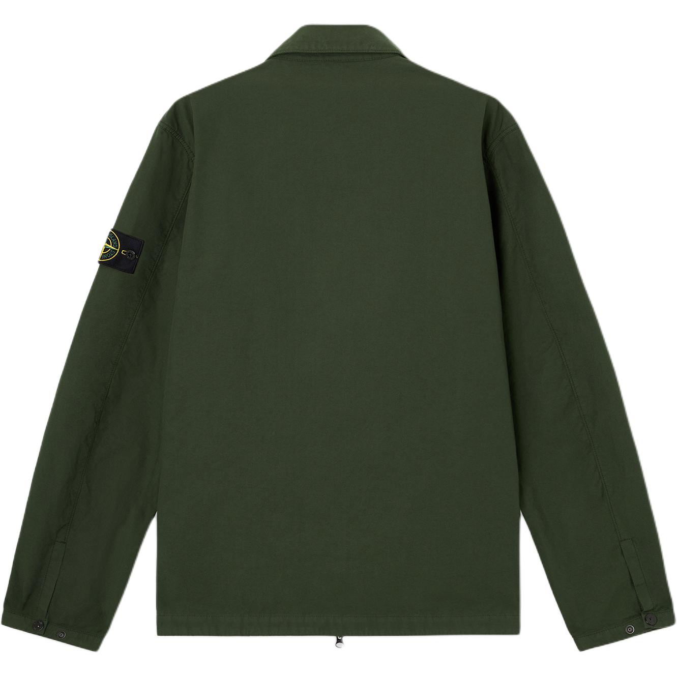 Куртка-толстовка Compass Badge Zip Up STONE ISLAND, зеленый — фото 3