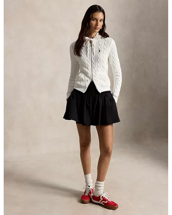 Мини-Юбка с оборками Ralph Lauren, Black — фото 2